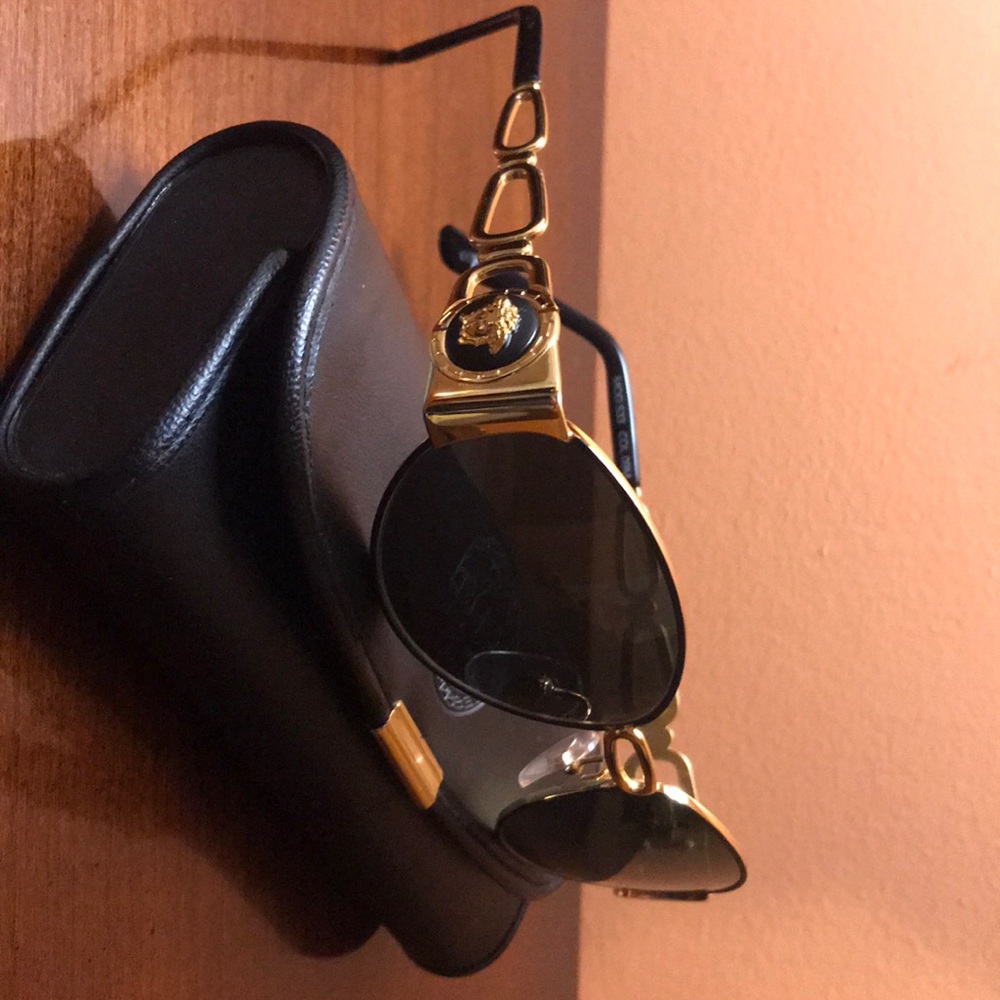Versace Vintage sunglasses and case